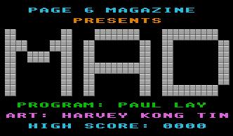 Pantallazo de MAD para Atari ST
