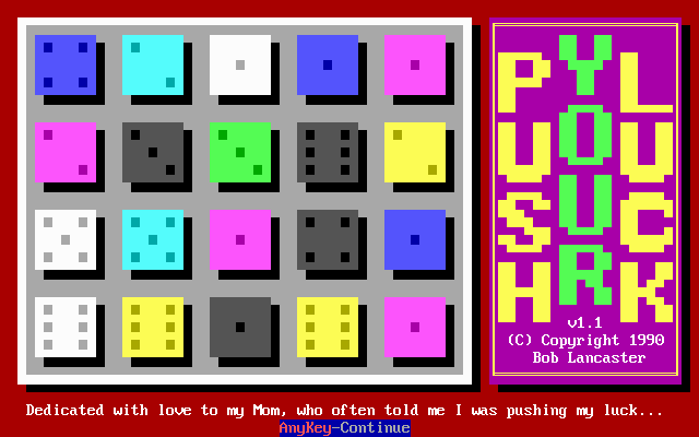 Pantallazo de ML Push Your Luck para PC