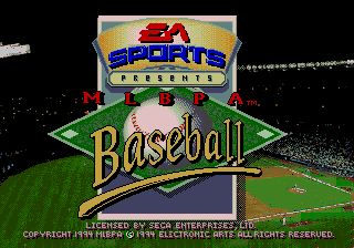 Pantallazo de MLBPA Baseball para Sega Megadrive