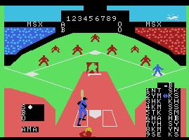 Pantallazo de MSX Baseball para MSX