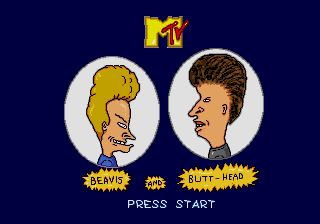 Pantallazo de MTV's Beavis and Butt-head para Sega Megadrive