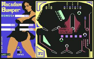 Pantallazo de Macadam Bumper para Commodore 64