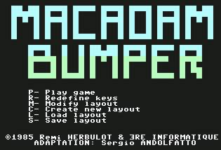 Pantallazo de Macadam Bumper para Commodore 64