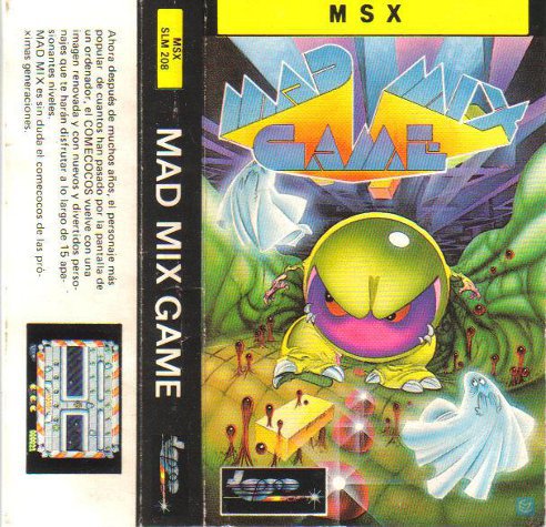Caratula de Mad Mix 2 para MSX