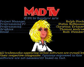 Pantallazo de Mad TV para Amiga