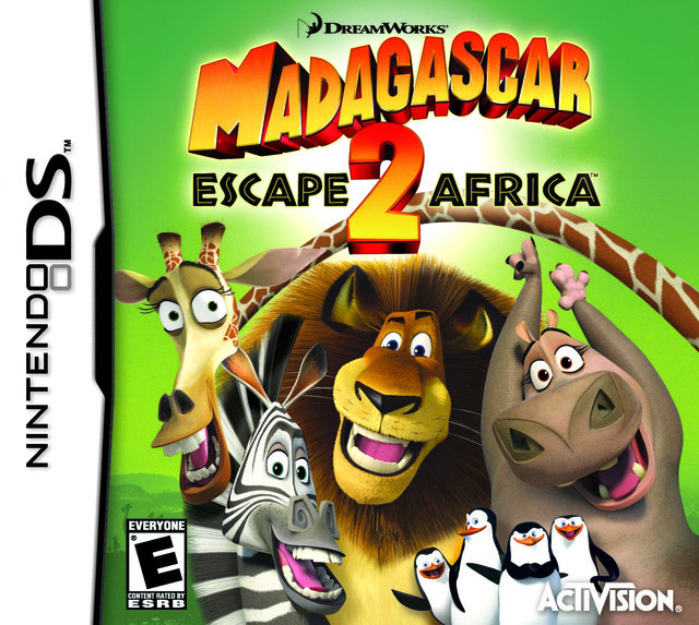 Caratula de Madagascar 2: El Videojuego para Nintendo DS