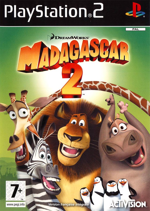 Caratula de Madagascar 2: El Videojuego para PlayStation 2