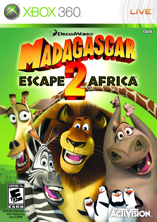 Caratula de Madagascar 2: El Videojuego para Xbox 360