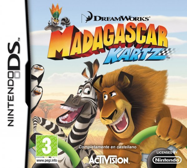 Caratula de Madagascar Kartz para Nintendo DS