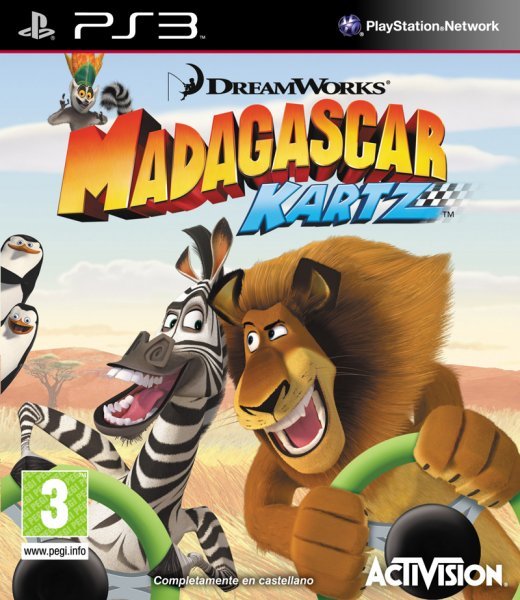 Caratula de Madagascar Kartz para PlayStation 3