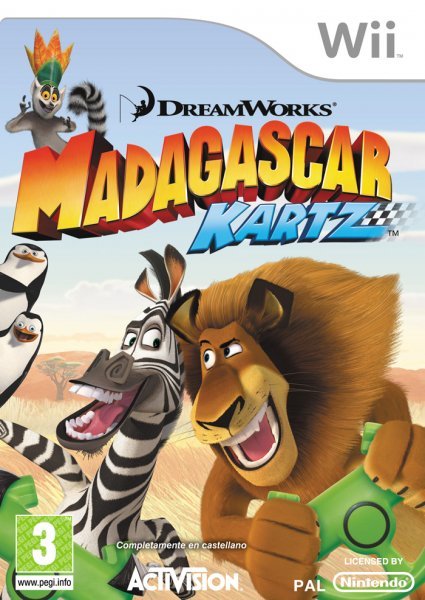 Caratula de Madagascar Kartz para Wii