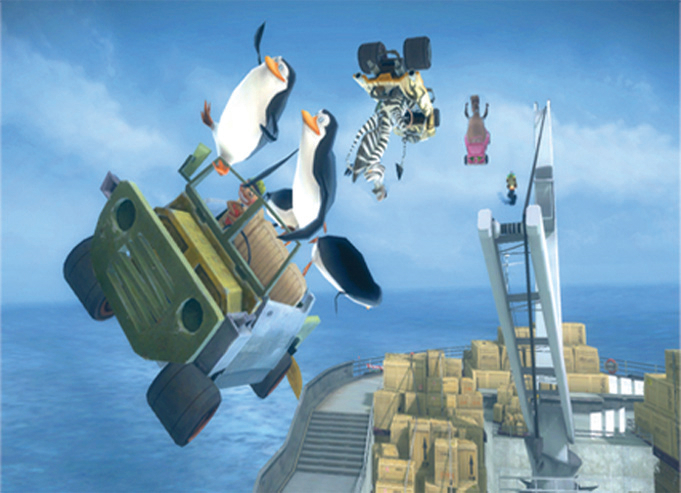 Pantallazo de Madagascar Kartz para Wii