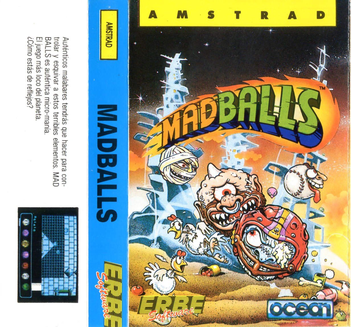 Caratula de Madballs para Amstrad CPC