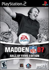 Caratula de Madden NFL 07: Hall of Fame Edition para PlayStation 2