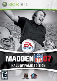 Caratula de Madden NFL 07: Hall of Fame Edition para Xbox 360