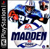 Caratula de Madden NFL 2001 para PlayStation