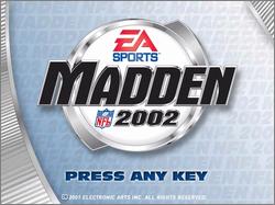 Pantallazo de Madden NFL 2002 para PC