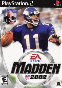 Caratula de Madden NFL 2002 para PlayStation 2