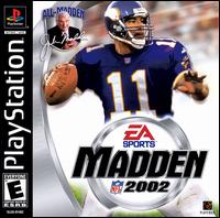 Caratula de Madden NFL 2002 para PlayStation