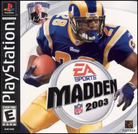 Caratula de Madden NFL 2003 para PlayStation
