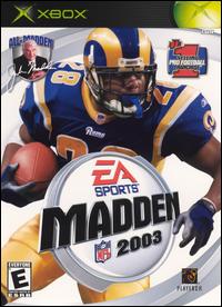 Caratula de Madden NFL 2003 para Xbox