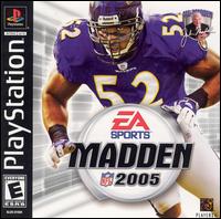 Caratula de Madden NFL 2005 para PlayStation