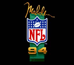 Pantallazo de Madden NFL '94 para Sega Megadrive