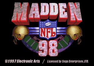 Pantallazo de Madden NFL 98 para Sega Megadrive