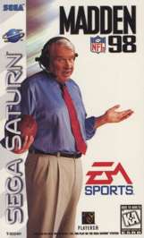 Caratula de Madden NFL 98 para Sega Saturn