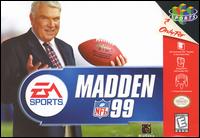 Caratula de Madden NFL 99 para Nintendo 64