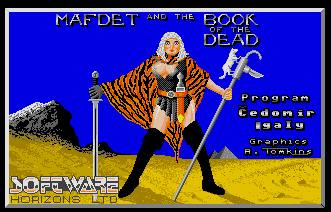Pantallazo de Mafdet and the Book of the Dead para Atari ST