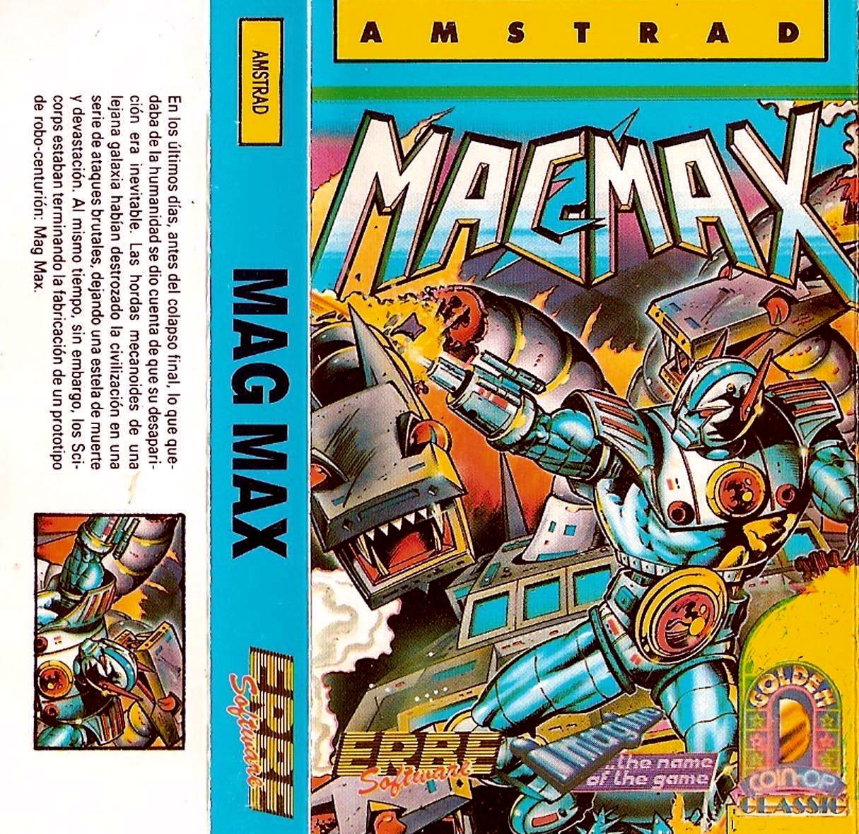 Caratula de Mag Max para Amstrad CPC