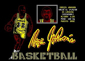 Pantallazo de Magic Johnson's Basketball para Amstrad CPC