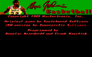 Pantallazo de Magic Johnson's Basketball para PC