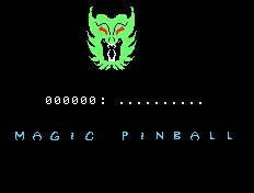 Pantallazo de Magic Pinball para MSX
