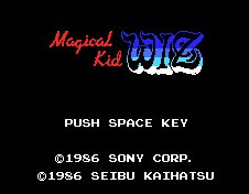 Pantallazo de Magical Kid Wiz para MSX