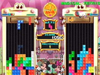 Pantallazo de Magical Tetris Starring Mickey Mouse para Nintendo 64