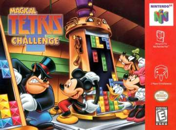 Caratula de Magical Tetris Starring Mickey Mouse para Nintendo 64