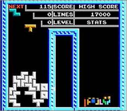 Pantallazo de Magical Tetris para Nintendo (NES)
