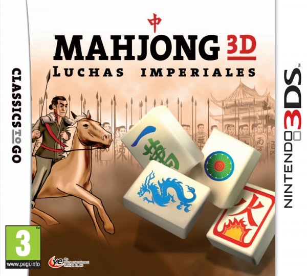 Caratula de Mahjong 3D: Luchas Imperiales para Nintendo 3DS
