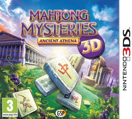 Caratula de Mahjong Mysteries: Ancient Athena 3D para Nintendo 3DS