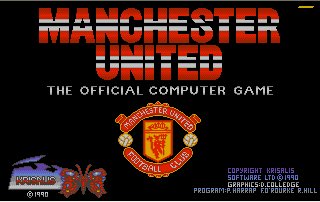 Pantallazo de Manchester United - The Official Computer Game para Atari ST