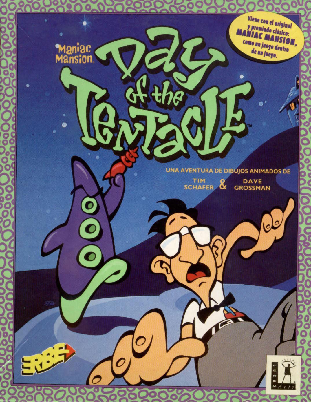 Caratula de Maniac Mansion: Day of the Tentacle para PC