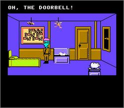 Pantallazo de Maniac Mansion para Nintendo (NES)