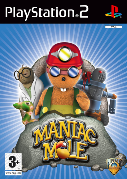 Caratula de Maniac Mole para PlayStation 2