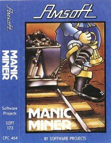 Caratula de Manic Miner para Amstrad CPC