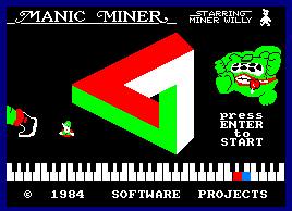 Pantallazo de Manic Miner para Amstrad CPC