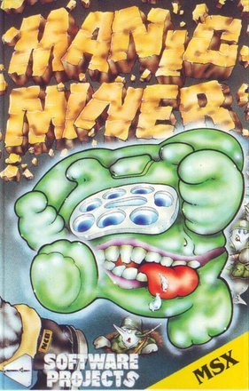 Caratula de Manic Miner para MSX