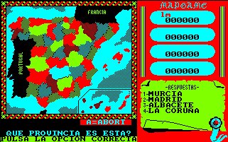 Pantallazo de Mapgame para Amstrad CPC