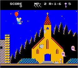 Pantallazo de Mappy-Land para Nintendo (NES)
